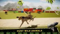 Angry Lion Animal simulator Battle Screen Shot 1