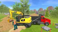 Road Builder City Construction Truck Sim 2019 Screen Shot 13