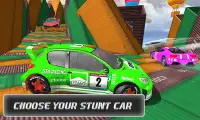 Impossible Tracks Ramp Car Jumping Racing Stunts Screen Shot 1