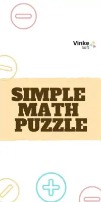 Simple Math Puzzle Screen Shot 0