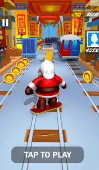Subway Santa Adventure – Subway Runner Game 2019 Screen Shot 9