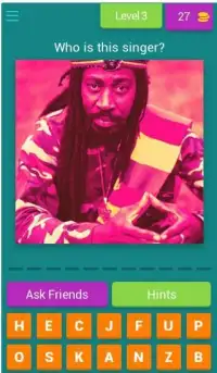 Reggae Musician Guess Game Screen Shot 8