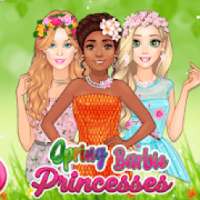 Spring Makeover Barbie Princesses