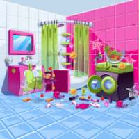 Doll House Cleaning - Princess Room Cleaner Game