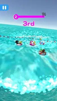 Water Park Race Roller Rush IO Screen Shot 1