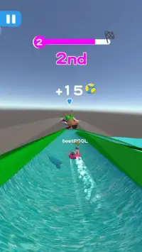 Water Park Race Roller Rush IO Screen Shot 9