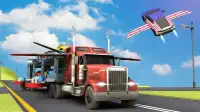 Car Transporter Flying Game 3D Screen Shot 19