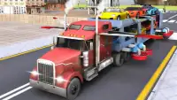 Car Transporter Flying Game 3D Screen Shot 1
