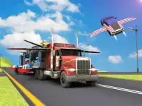 Car Transporter Flying Game 3D Screen Shot 12
