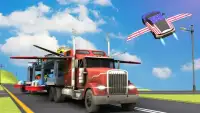 Car Transporter Flying Game 3D Screen Shot 4