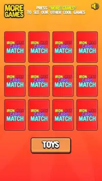 Iron Man Card Match Screen Shot 6