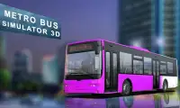 Metro Bus Simulator 3D Screen Shot 2