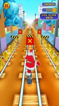 Subway Santa Rush - Santa Claus Running Game Screen Shot 10