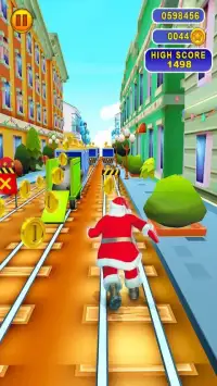 Subway Santa Rush - Santa Claus Running Game Screen Shot 9