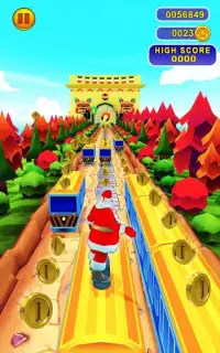 Subway Santa Rush - Santa Claus Running Game Screen Shot 7
