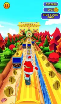 Subway Santa Rush - Santa Claus Running Game Screen Shot 3
