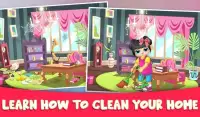 Princess Dolls - House Cleaning Screen Shot 2