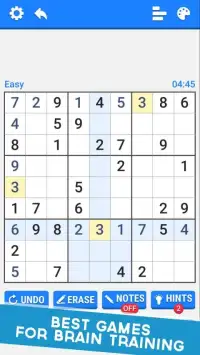 Sudoku Classic - Free Puzzle Number Games Screen Shot 1