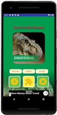 Game Puzzle Dinosaur - Puzzle With Dinosaur Images Screen Shot 7