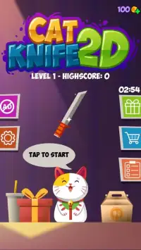 Cat knife 2D Screen Shot 4