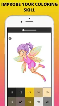 Princess Color by Number - Princess Pixel Art Screen Shot 1