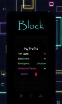Neon Blocks - Glowing Blocks Puzzle Game Screen Shot 5
