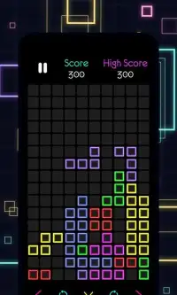 Neon Blocks - Glowing Blocks Puzzle Game Screen Shot 7
