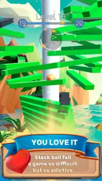 The Stack Tower : Ball Fall game 3d stick blocks ☄ Screen Shot 4