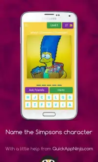 Name the Simpsons Characters Screen Shot 7