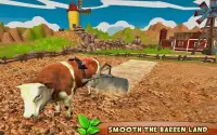 Bull Farming Village Farm 3D Screen Shot 9