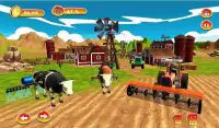 Bull Farming Village Farm 3D Screen Shot 0