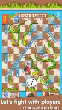 Snakes and Ladders Deluxe(Fun game) Screen Shot 1