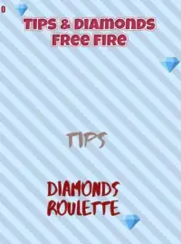 Tips & Diamonds for Free Fire Screen Shot 1