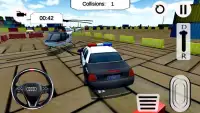Real Police Car Tricky Parking - Simulation 3D Screen Shot 1