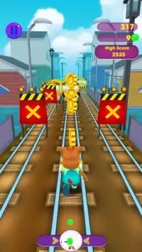 Subway Three Cats Endless Run Screen Shot 4