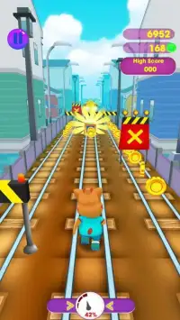 Subway Three Cats Endless Run Screen Shot 0