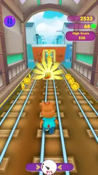 Subway Three Cats Endless Run Screen Shot 1