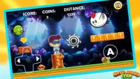 Super Jungle Zyan Adventures: 2D Run Dash Game Screen Shot 2