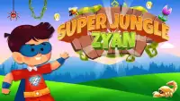 Super Jungle Zyan Adventures: 2D Run Dash Game Screen Shot 3