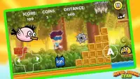 Super Jungle Zyan Adventures: 2D Run Dash Game Screen Shot 1