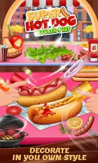 Super Hot Dog Master Chef Fun Food Game Screen Shot 5