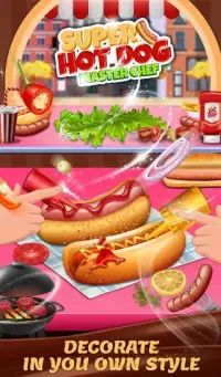Super Hot Dog Master Chef Fun Food Game Screen Shot 0