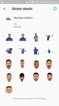 Cricket 2K19 WA Stickers Screen Shot 6
