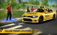 टैक्सी कार ड्राइविंग सिम्युलेटर आधुनिक टैक्सी गेम Screen Shot 3