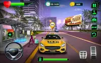 टैक्सी कार ड्राइविंग सिम्युलेटर आधुनिक टैक्सी गेम Screen Shot 0