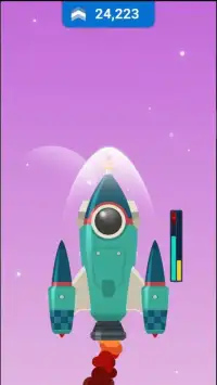 Idle Rocket Sky : Tap Tap Jump Screen Shot 0