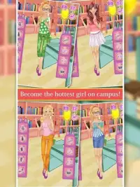 College Student Dress Up | College Girl Games Free Screen Shot 1