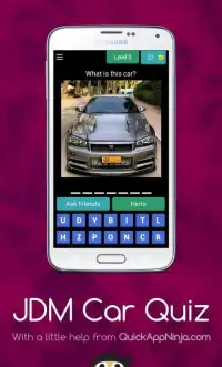 JDM Car Quiz Screen Shot 3