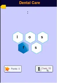 Word Hexagon Game Screen Shot 0