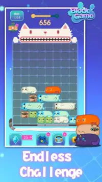 Slides Block Puzzle: Cats Match Game Screen Shot 5
